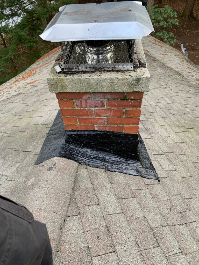 chimney flashing installation